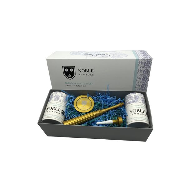 Emerson Bottle Brush 5-Piece Kit Gold